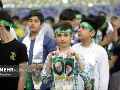 جشن پسران روزه اولی در حرم حضرت معصومه (س) برگزار شد+ تصاویر