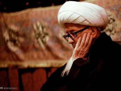 برگزاری دسته عزاداری شهادت امام صادق(ع) با حضور آیت الله وحید