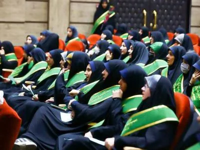 گردهمایی دختران خادمه بقاع متبرکه استان قم برگزار شد
