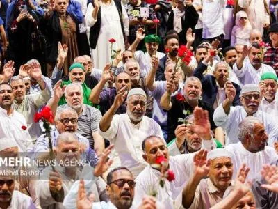 برپایی کاروان شادی اهالی کربلا در حرم حضرت معصومه (س)