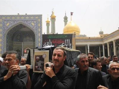 پیکر آیتالله «حسن صانعی» در قم خاکسپاری شد