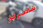 برخورد رخ به رخ ۲ کامیون ۲ کشته داشت