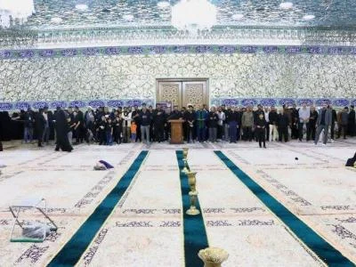 آئین افتتاحیه قرارگاه مردمی اربعین استان قم برگزار شد