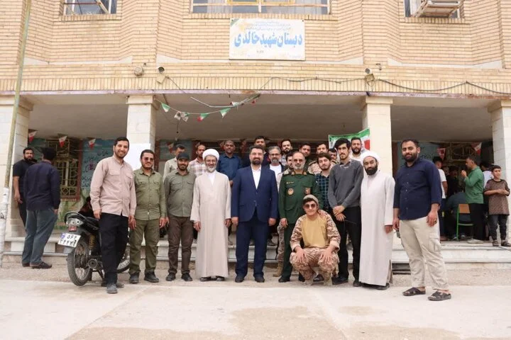 ارائه خدمات ۲۵۰ جهادگر قمی در مناطق مرزی خوزستان
