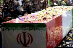 مراسم تشییع نمادین شهید جوان بحرینی در قم برگزار شد مراسم تشییع نمادین شهید جوان بحرینی در قم برگزار شد